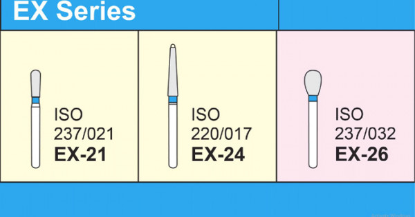 Mani Diamond Burs - Special (Extra) Shape / Ex Series