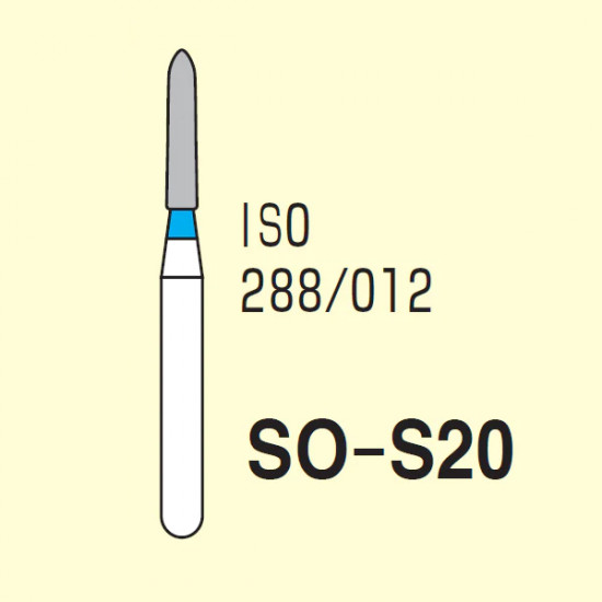 Mani Diamond Burs - Straight Ogival End / So Series